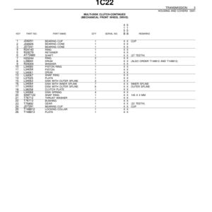 John Deere 415B, 515B Backhoes Parts Catalog Manual - PC3180 - Image 3