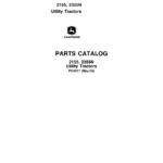 John Deere 2155, 2355N Tractors Parts Catalog Manual - PC4217 - Image 1
