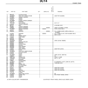 John Deere 2155, 2355N Tractors Parts Catalog Manual - PC4217 - Image 3