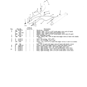 John Deere 602 Attachments (602 Bulldozer Attachment Blade (Manufactured 1958-1960) Parts Catalog Manual - Image 4