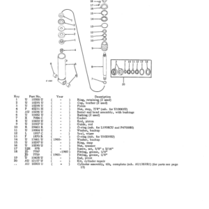 John Deere 612, 1010 Attachments (BULLDOZER BLADE) Parts Catalog Manual - PC695 - Image 4