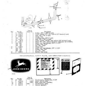 John Deere 648 Attachments (John Deere 648 Bulldozer and 4010 Tractor YR 1961 – ) Parts Catalog Manual - PC775 - Image 4