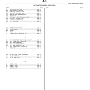 John Deere H744 Harvesting Heads Parts Catalog Manual - PC9147 - Image 4