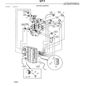 John Deere H744 Harvesting Heads Parts Catalog Manual - PC9147 - Image 3