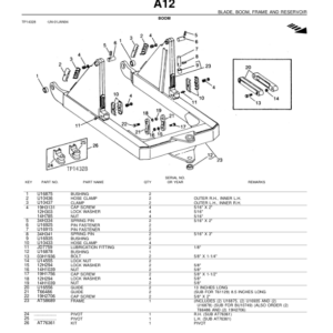 John Deere 6405, 450, 450B Attachments (SN Parts Catalog is for a 6405 Bulldozer Attachment.) Parts Catalog Manual - PC919 - Image 3