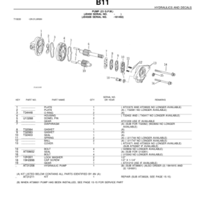 John Deere 6405, 450, 450B Attachments (SN Parts Catalog is for a 6405 Bulldozer Attachment.) Parts Catalog Manual - PC919 - Image 4