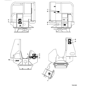 John Deere D245 Delimbers Parts Catalog Manual - PC9217 - Image 3