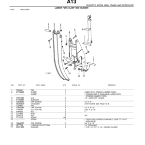 John Deere 450 Attachments ( 7710 and 7711 blade boom, and drott 1-in1) Parts Catalog Manual - PC927 - Image 2