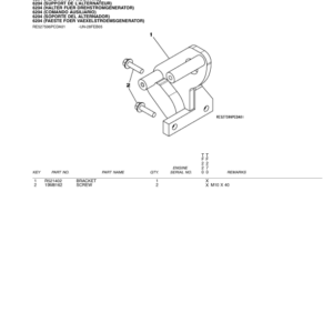 John Deere 2.4L, 4024TF220, 4024TF270 Engines Tier 2 Parts Catalog Manual - PC9281 - Image 4