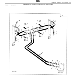 John Deere 3100, 3110 Attachments (John Deere Hydraulic Ripper YR 1965 –) Parts Catalog Manual - PC931 - Image 4