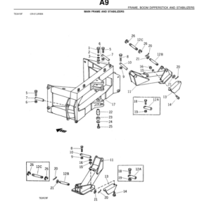 John Deere 92 Attachments (SN 92 Backhoe Attachment on a JD400 Tractor) Parts Catalog Manual - PC932 - Image 4