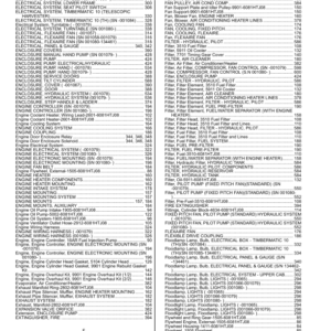 John Deere 759G Harvester (SN 001035–) Parts Catalog Manual - PC9470 - Image 4