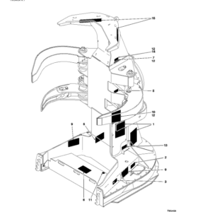 John Deere FR22B, FR24B Stt Disc Saw Felling Heads Parts Catalog Manual - PC9530 - Image 3