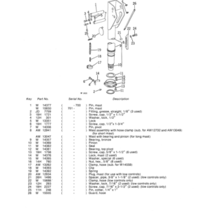 John Deere 3400, 3415 Rotobooms Attachments Parts Catalog Manual - PC967 - Image 3