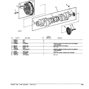John Deere 760 Tractors Parts Catalog Manual - PC984 - Image 3