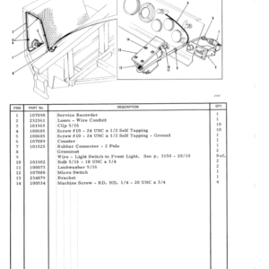 Timberjack RW30 Harvester (SN Up to July 1974) Parts Catalog Manual - Image 3