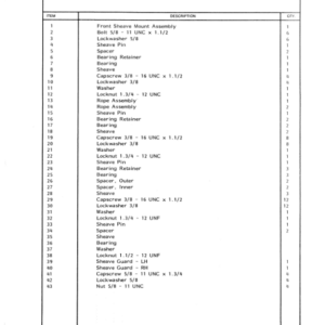 Timberjack TJ30 Harvester (SN 010058 & UP) Parts Catalog Manual - Image 3