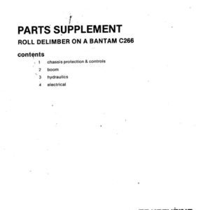 Koehring C266 Roll Delimber Attachments Parts Catalog Manual - WC2141559 - Image 3