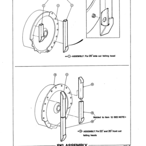 Koehring 20 Inch, 22 Inch (CAT 227, 225, 225.5, 235, 221) Felling Heads (SN 12531-12751-121101) Parts Catalog Manual - Image 4