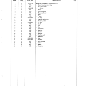 Koehring Waterous K620 Delimbers (SN 52601-) Parts Catalog Manual - WC2141602 - Image 4