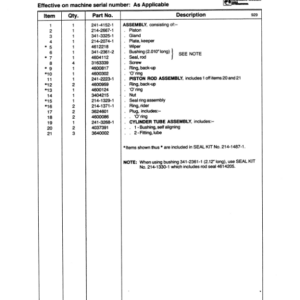 Koehring Knuckleboom Loader (SN 52317-) Parts Catalog Manual - Image 4