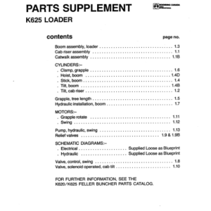 Koehring Knuckleboom Loader (SN 52317-) Parts Catalog Manual - Image 3