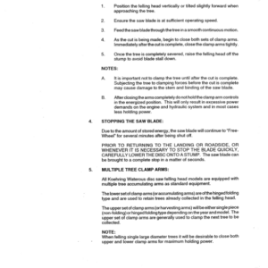 Koehring 20 Inch Front Cut Felling Heads (SN 62001–) Parts Catalog Manual - WC2141678 - Image 4