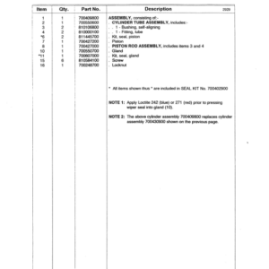 Koehring 22 Inch (CAT 300) Felling Heads (SN 2751-12938) Parts Catalog Manual - WC700711600 - Image 3