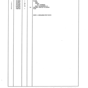 Koehring 16 Inch, 18 Inch, 20 Inch (Timbco T400) Felling Heads Parts Catalog Manual - Image 3