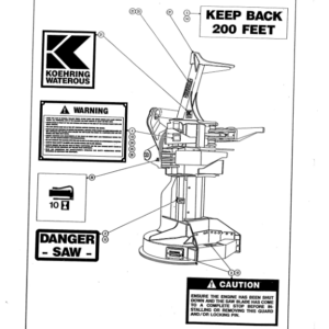 Koehring 16 Inch, 18 Inch, 20 Inch (Franklin Machine) Felling Heads Parts Catalog Manual - Image 4