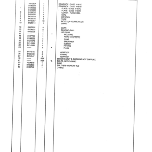 Koehring 20 Inch (Case 1187) Felling Heads (SN 63585-64149) Parts Catalog Manual - WC701411400 - Image 3