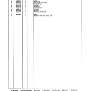 Koehring 18 Inch (Bell) Felling Heads (SN 68166-970775) Parts Catalog Manual - WC701412000 - Image 4