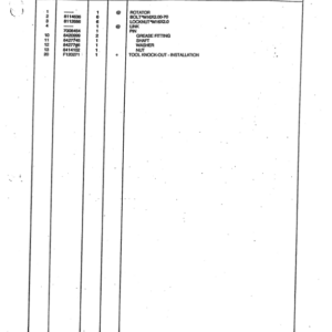 Koehring 746B (Bendford TJ2500) Felling Head (SN 0012-0508 & 1305-1327) Parts Catalog Manual - Image 4