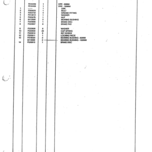 Koehring 746B (Bendford TJ2500) Felling Head (SN 0012-0508 & 1305-1327) Parts Catalog Manual - Image 3