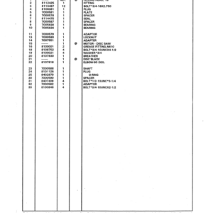 Koehring 20 Inch (Timbco T4000) Felling Heads (SN 64150-970775) Parts Catalog Manual - WC701555700 - Image 4