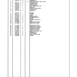 Koehring 18 Inch, 20 Inch, 22 Inch, 24 Inch (Timberjack 618) Felling Heads Parts Catalog Manual - Image 3