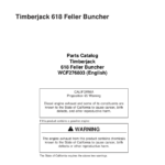 John Deere 618 Tracked Feller Bunchers (SN CI9147–) Parts Catalog Manual - WCF276803 - Image 1