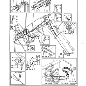 Timberjack 850 Tracked Feller Bunchers (SN 969125-10BA1271) Parts Catalog Manual - WCF287195 - Image 4