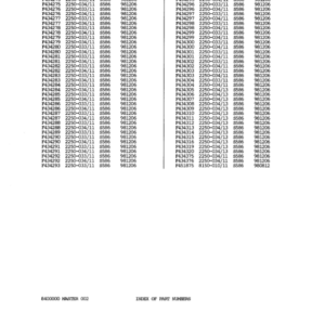 Timberjack S586 Felling Heads (SN 980812-) Parts Catalog Manual - WCF291195 - Image 4