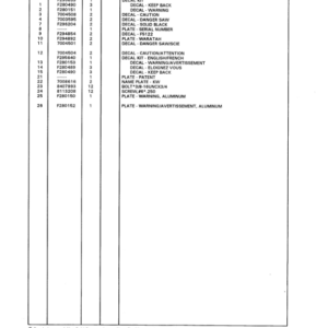 John Deere FS122 Felling Heads (SN 10BC1327-10BC1862) Parts Catalog Manual - WCF295106 - Image 4