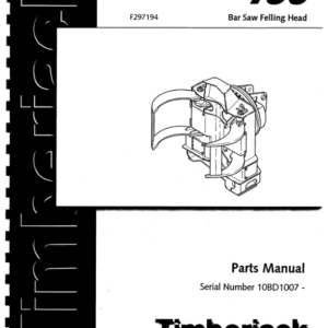 Timberjack 790 Felling Heads (SN 10BD1007-) Parts Catalog Manual - WCF297194 - Image 7