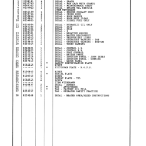 Timberjack T25, 2518, 2528, C90 Tracked Feller Bunchers Parts Catalog Manual - WCF435218 - Image 4