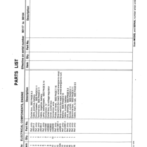 Koehring KH3B Harvester (SN 90117-20068) Parts Catalog Manual - Image 3