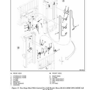 Hyster E3.50XL, E4.00XL, E4.50XL, E4.50XLS, E5.50XL Electric Forklift Truck E098 Series Repair Manual - Image 6