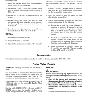 Hyster H440FS, H550FS, H550F, H620F, H620FS, H650F, H700FS, H700F Forklift Truck E008 Series Repair Manual - Image 6