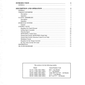 Hyster H40XL, H50XL, H60XL Forklift Truck A177 Series Service Repair Manual (USA) - Image 6