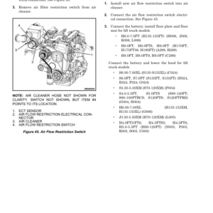 Hyster H135FT, H155FT Forklift Trucks L006 Series Repair Manual - Image 3