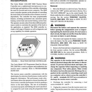 Hyster N25XMDR2, N30XMR2, N40XMR2, N50XMA2 Electric Forklift Truck B470 Series Repair Manual - Image 5