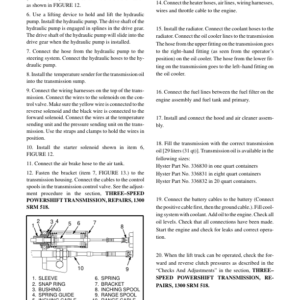 Hyster H13.00XL, H14.00XL, H16.00XL Forklift Truck C019 Series Repair Manual (EU) - Image 3