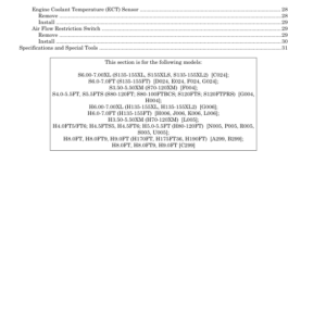 Hyster S135FT, S155FT Forklift Truck D024 Series Repair Manual (USA) - Image 6